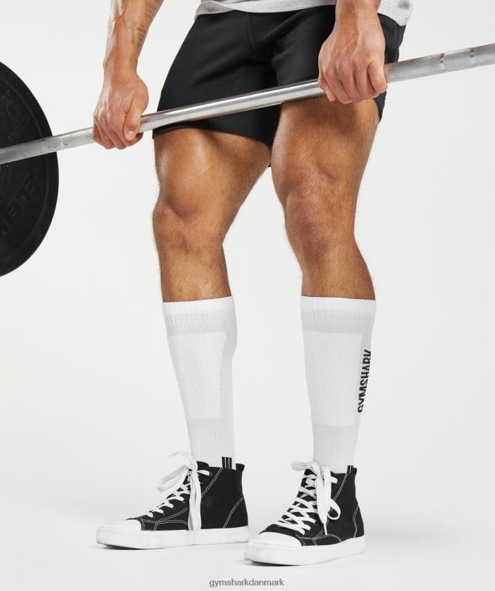 unisex Gymshark vægtløftningsstrømper N4ZDDN1098 hvid